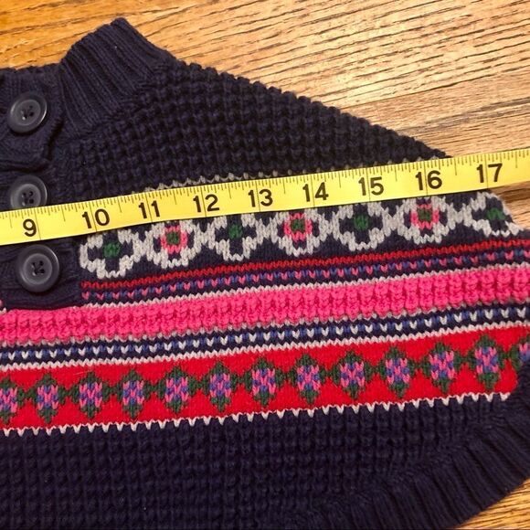 OshKosh Knit Sweater Capelet Size 12m - Picture 8 of 8